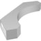 Ekena Millwork 4-in. W x 28-in. D x 34-in. H Legacy Architectural Grade PVC Knee Brace BRCP04X28X34LEC - alternate 3